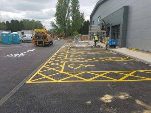 Disabled Bay Markings